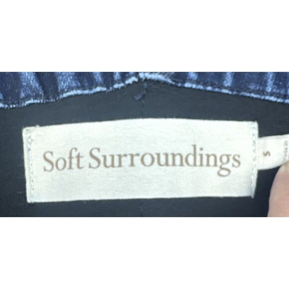 Soft Surroundings Jeans Womens Blue Pull On Boot Cut Denim Jeans Stretch Sz S - Picture 5 of 10
